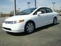 2006 Taffeta White Honda Civic LX Sedan  photo #2