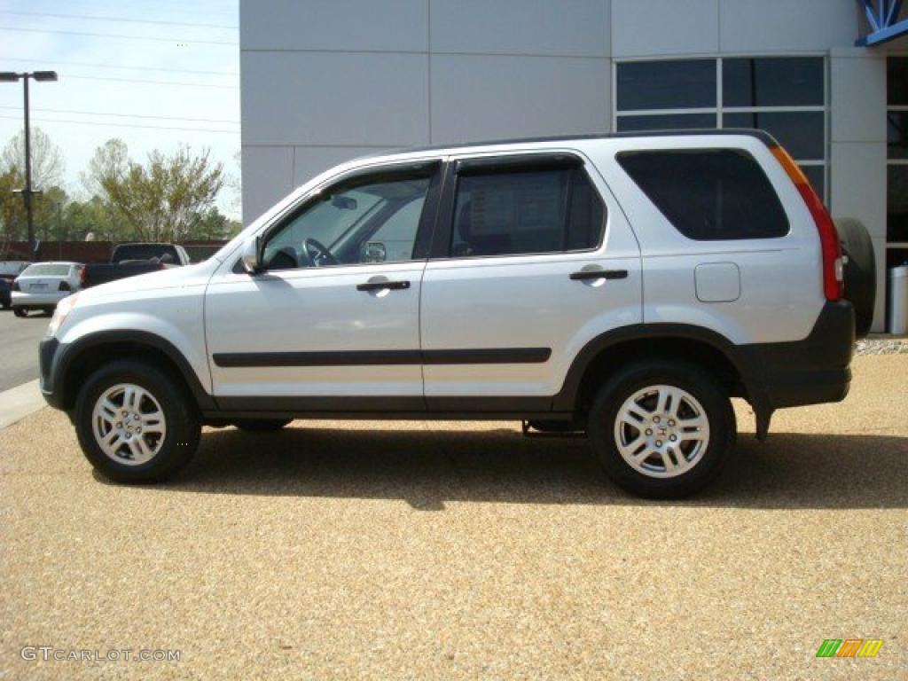 2003 CR-V EX 4WD - Satin Silver Metallic / Black photo #3