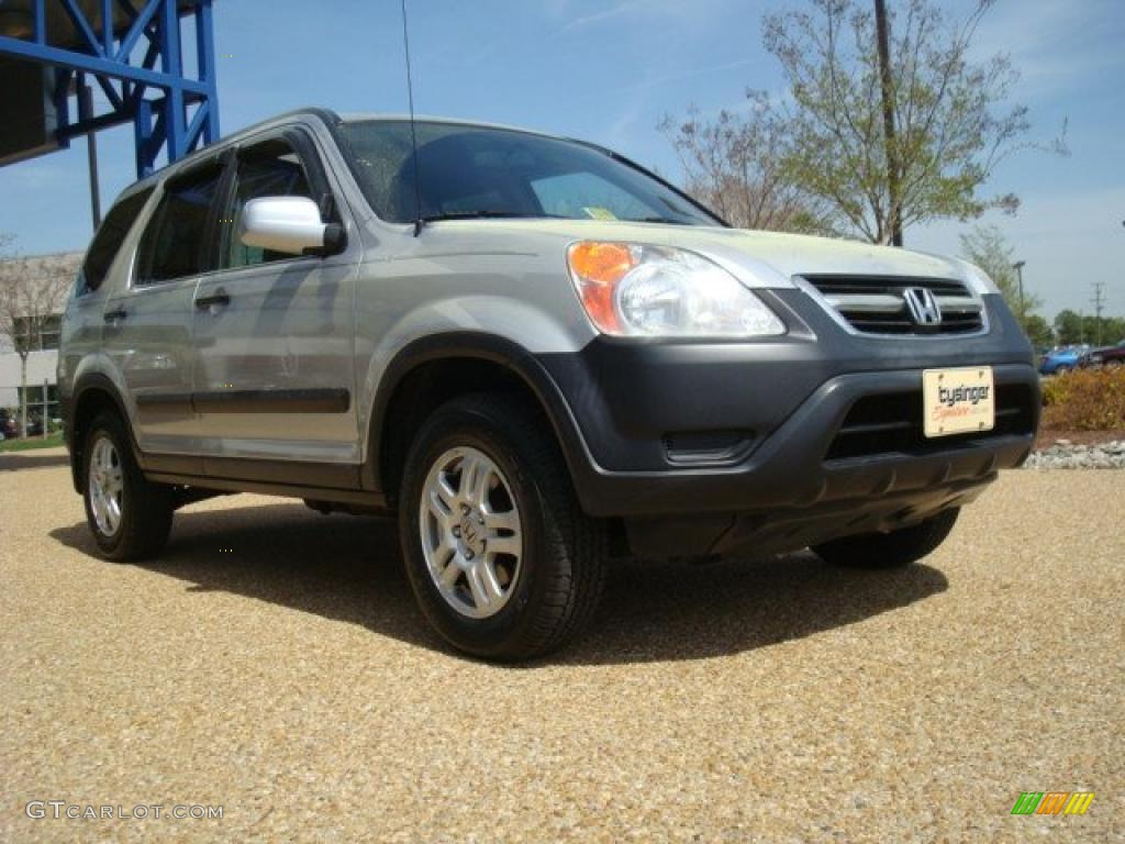 2003 CR-V EX 4WD - Satin Silver Metallic / Black photo #8