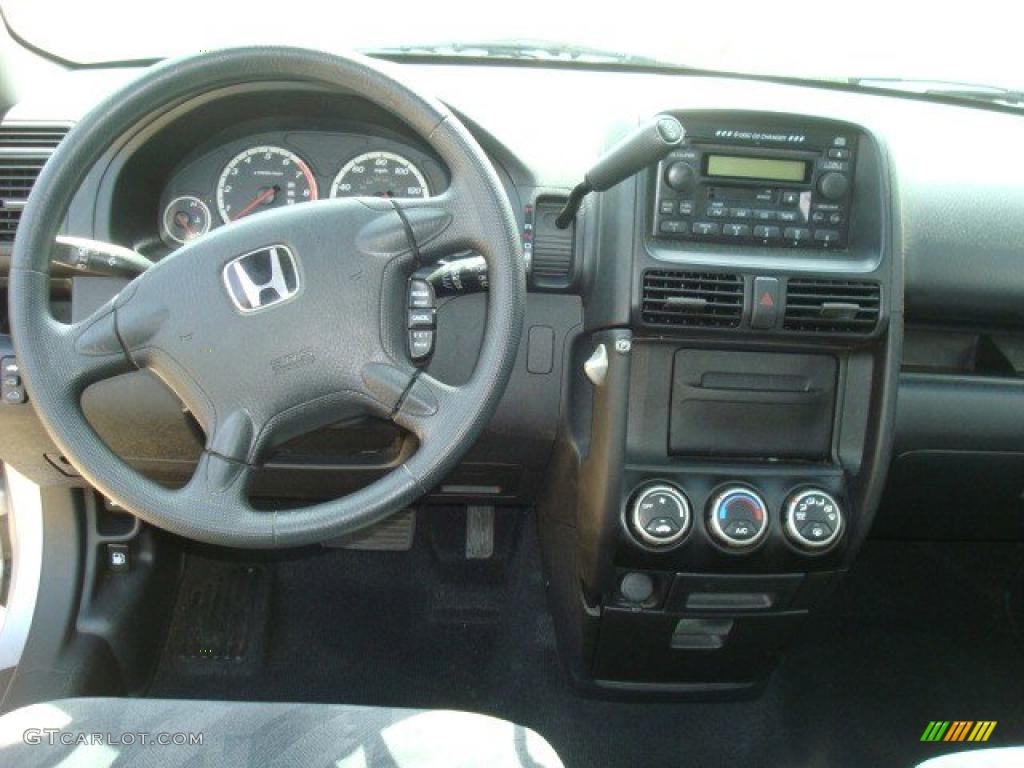 2003 CR-V EX 4WD - Satin Silver Metallic / Black photo #13