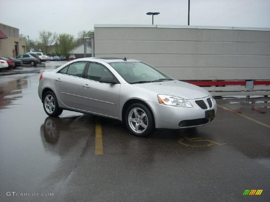 2007 G6 V6 Sedan - Liquid Silver Metallic / Ebony photo #1