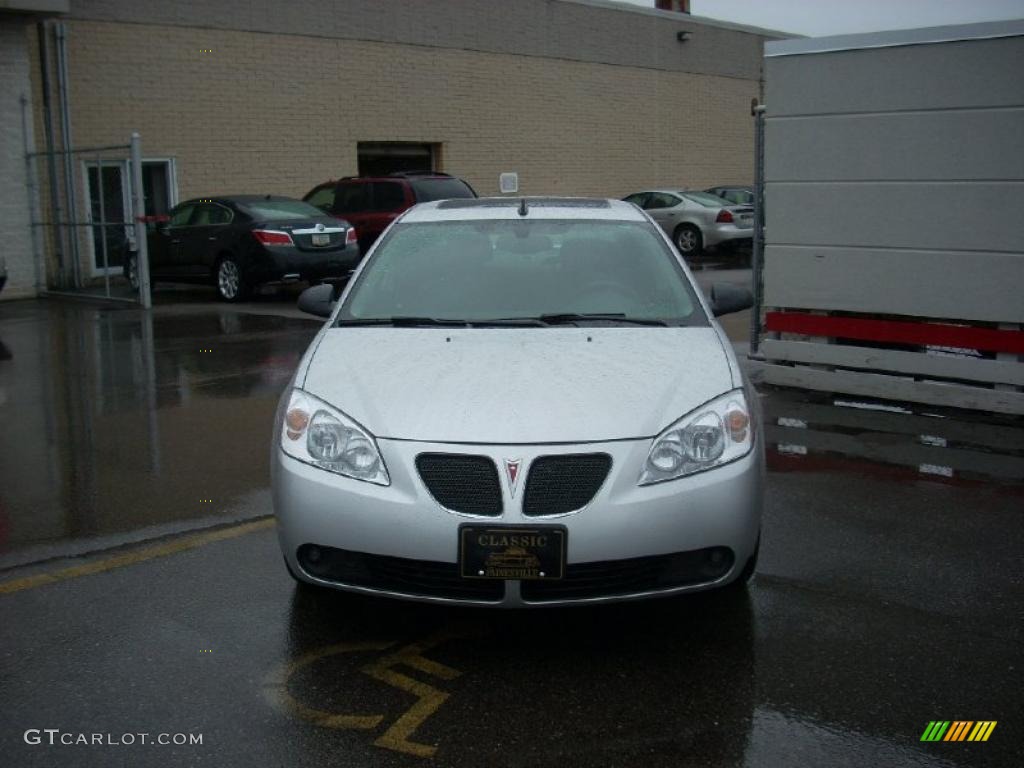 2007 G6 V6 Sedan - Liquid Silver Metallic / Ebony photo #2