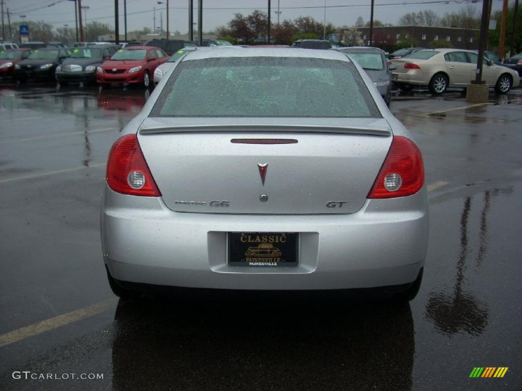 2007 G6 V6 Sedan - Liquid Silver Metallic / Ebony photo #4