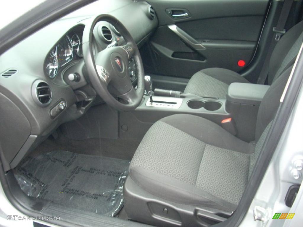 2007 G6 V6 Sedan - Liquid Silver Metallic / Ebony photo #5