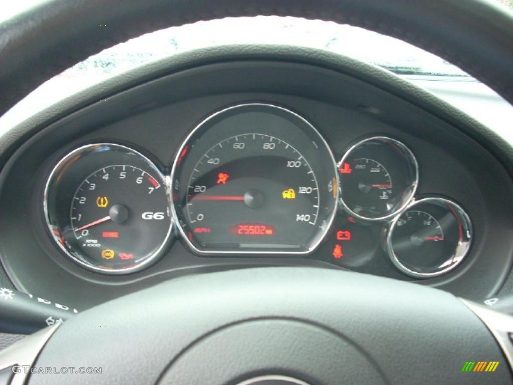 2007 G6 V6 Sedan - Liquid Silver Metallic / Ebony photo #10
