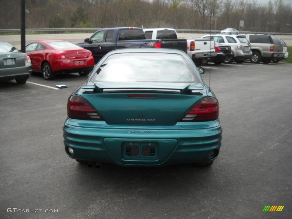 1999 Grand Am SE Sedan - Medium Green Blue Metallic / Dark Pewter photo #6