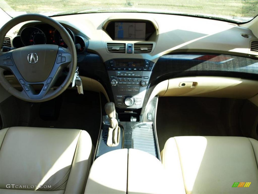 2007 MDX Technology - Aspen White Pearl / Taupe photo #9