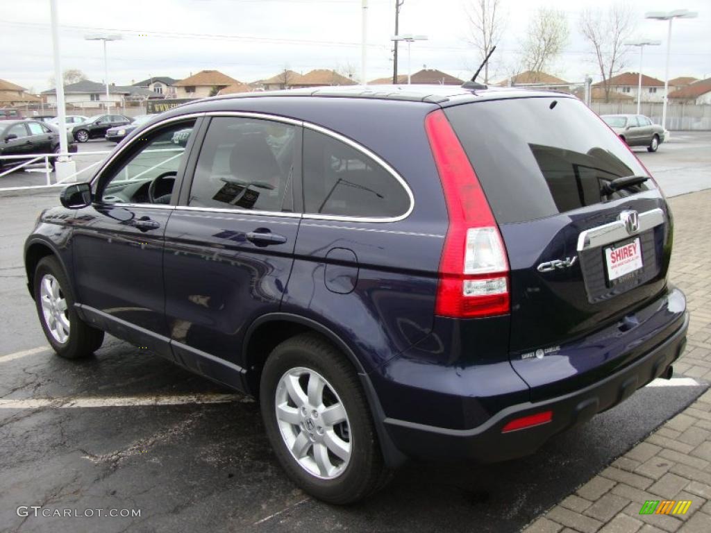 2008 CR-V EX-L - Royal Blue Pearl / Black photo #6