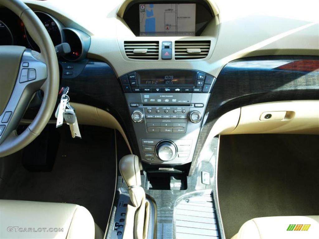 2007 MDX Technology - Aspen White Pearl / Taupe photo #11