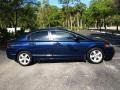 2007 Royal Blue Pearl Honda Civic EX Sedan  photo #2