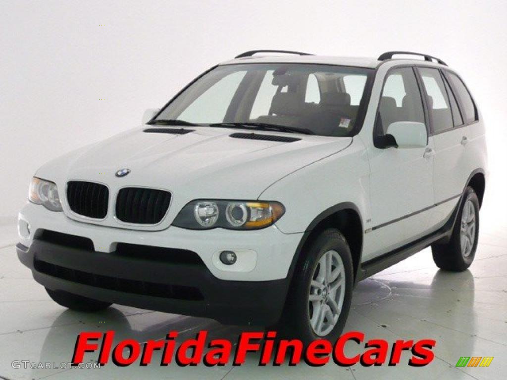 Alpine White BMW X5