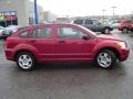 2008 Inferno Red Crystal Pearl Dodge Caliber SXT  photo #6