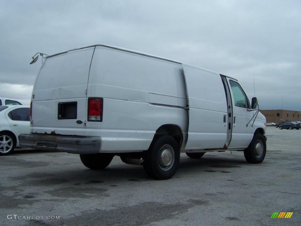 2000 E Series Van E350 Commercial - Oxford White / Medium Graphite photo #3