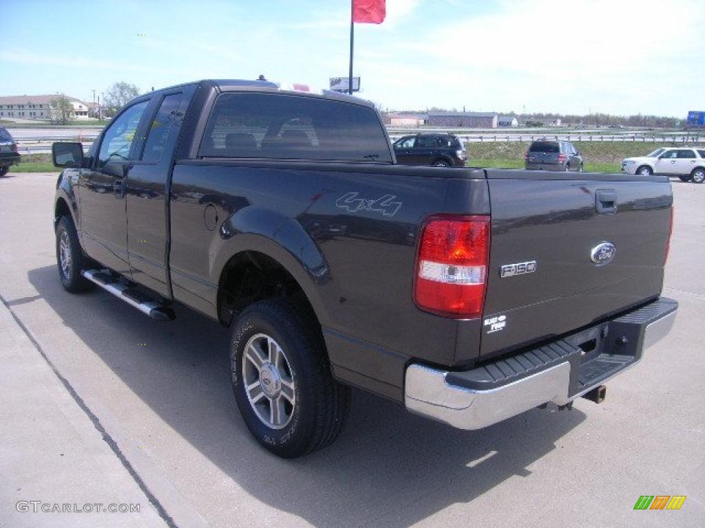 2006 F150 XLT SuperCab 4x4 - Dark Stone Metallic / Medium Flint photo #33