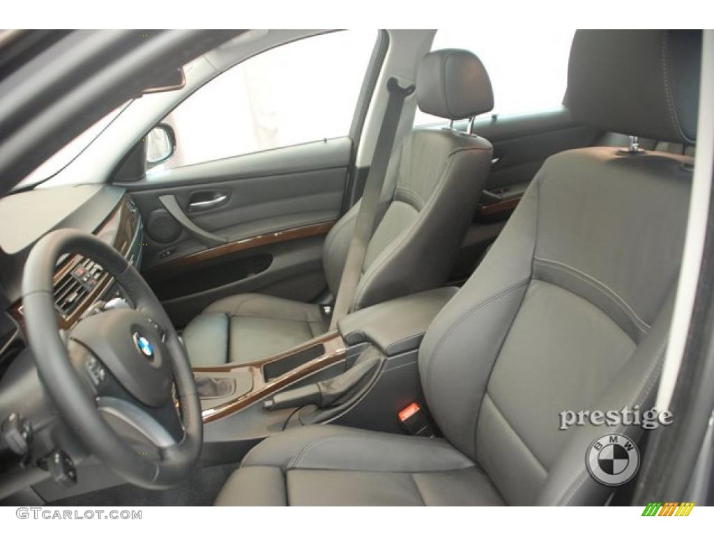 2009 3 Series 328i Sedan - Space Grey Metallic / Black photo #9