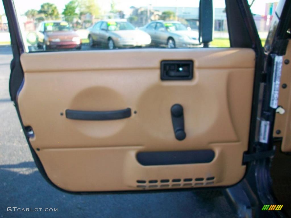 1998 Wrangler Sport 4x4 - Deep Amethyst Pearl / Khaki photo #6