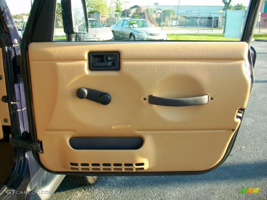 1998 Wrangler Sport 4x4 - Deep Amethyst Pearl / Khaki photo #11