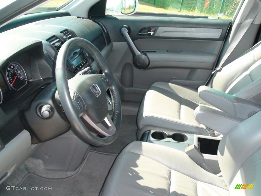 2008 CR-V EX-L - Taffeta White / Gray photo #21