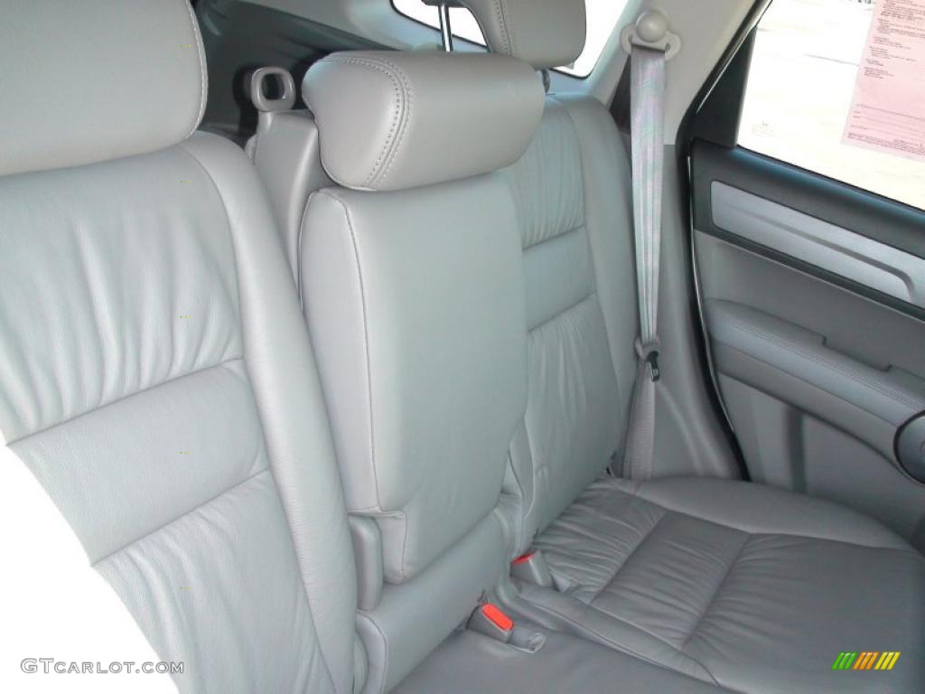 2008 CR-V EX-L - Taffeta White / Gray photo #36