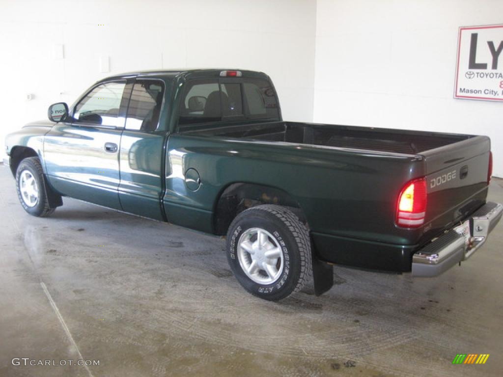 1998 Dakota SLT Extended Cab - Emerald Green / Agate photo #6