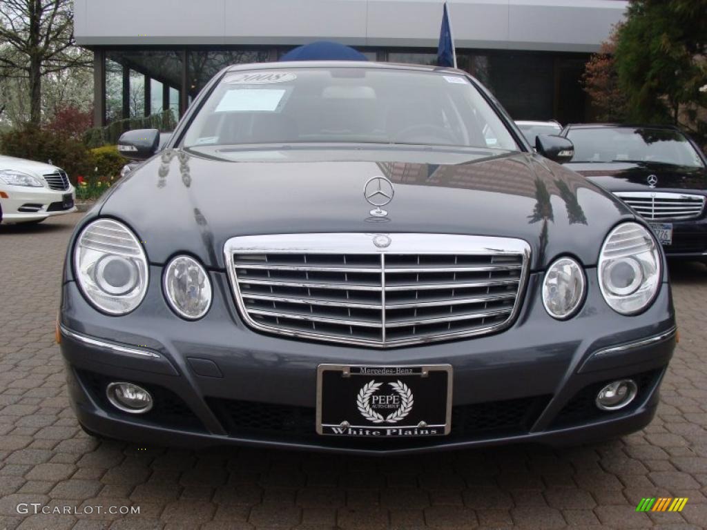 2008 E 350 4Matic Sedan - Flint Grey Metallic / Black photo #2