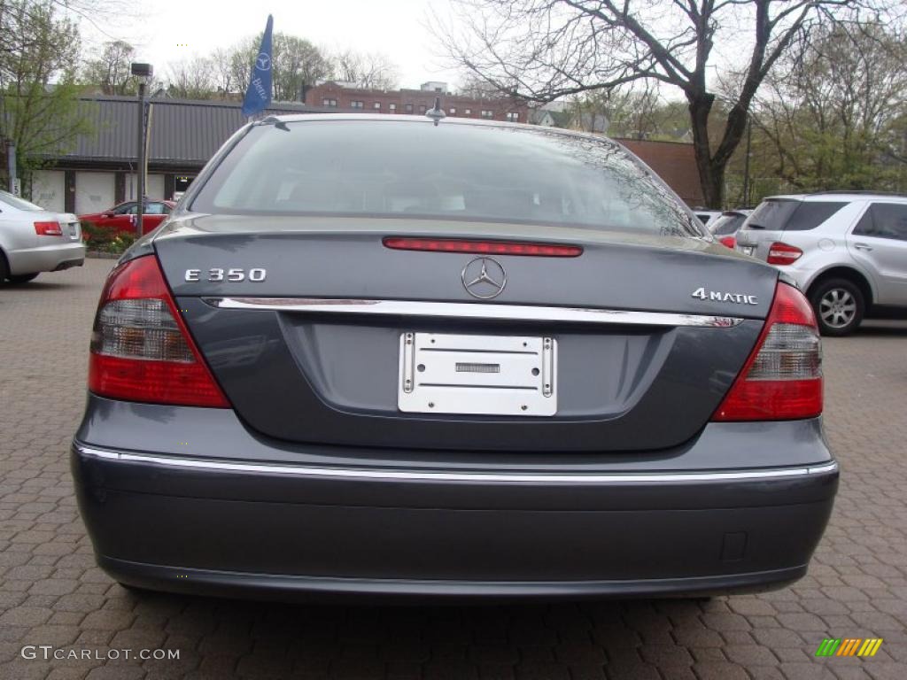 2008 E 350 4Matic Sedan - Flint Grey Metallic / Black photo #5