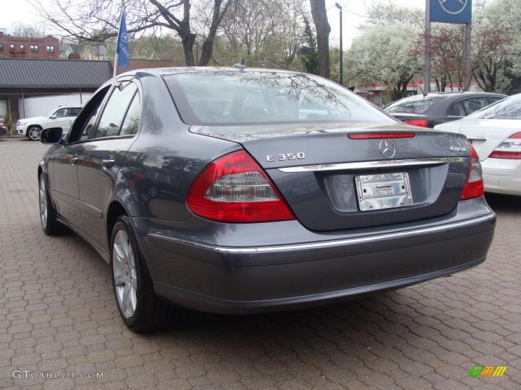 2008 E 350 4Matic Sedan - Flint Grey Metallic / Black photo #6