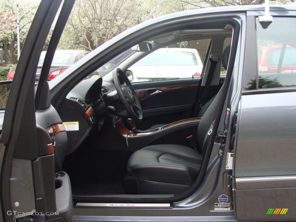 2008 E 350 4Matic Sedan - Flint Grey Metallic / Black photo #12