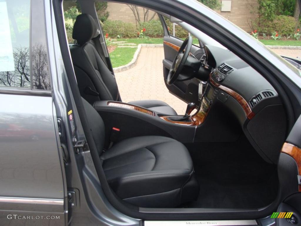 2008 E 350 4Matic Sedan - Flint Grey Metallic / Black photo #15