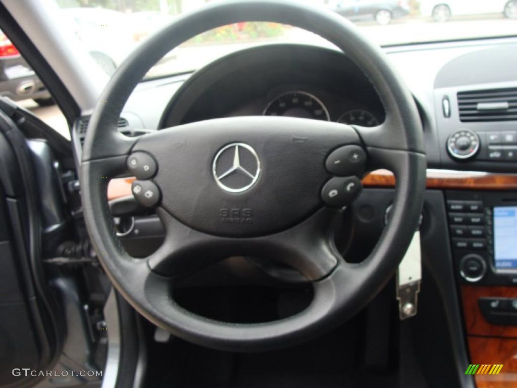 2008 E 350 4Matic Sedan - Flint Grey Metallic / Black photo #19