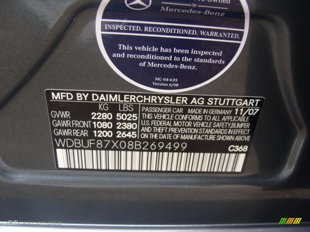 2008 E 350 4Matic Sedan - Flint Grey Metallic / Black photo #23