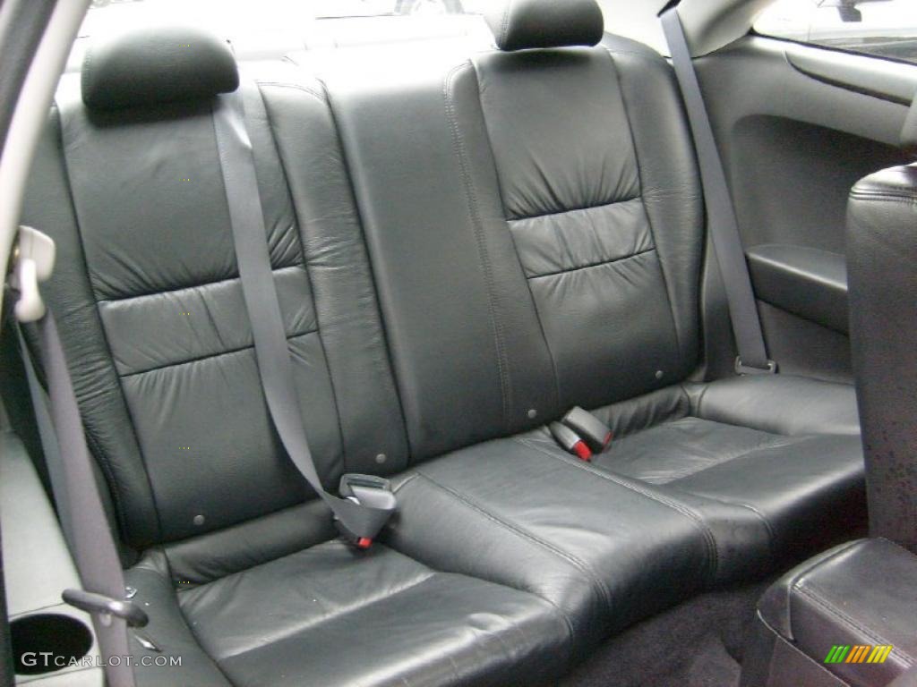 2005 Accord EX V6 Coupe - Sapphire Blue Pearl / Black photo #17