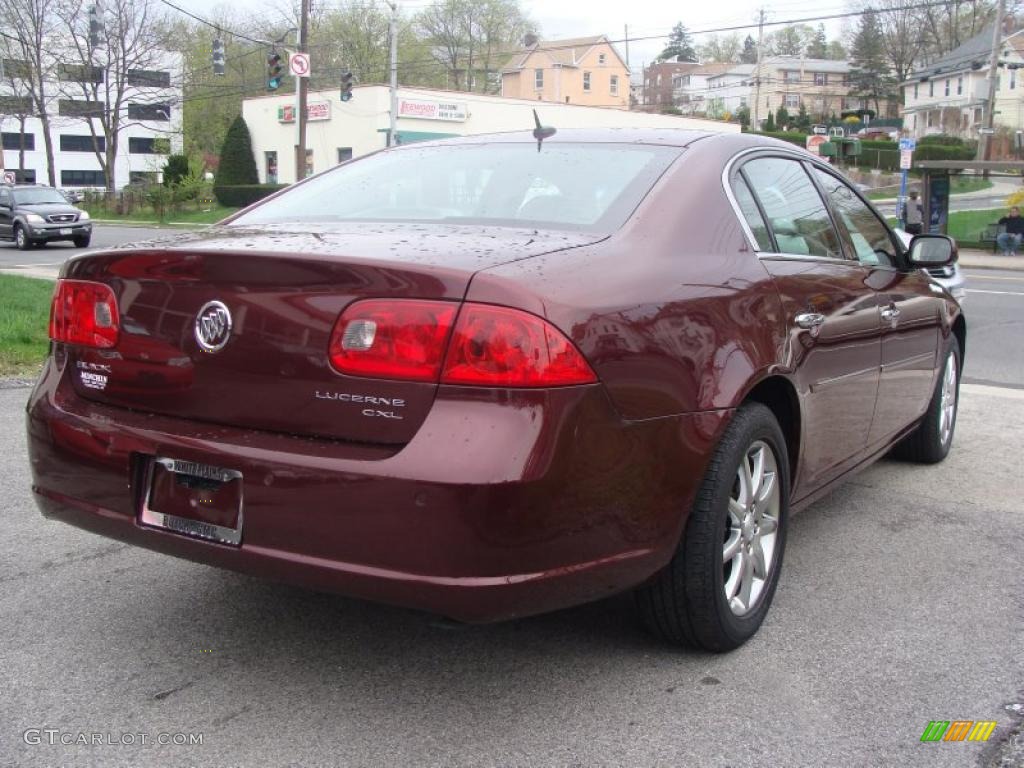 2007 Lucerne CXL - Dark Garnet Red Metallic / Titanium Gray photo #5