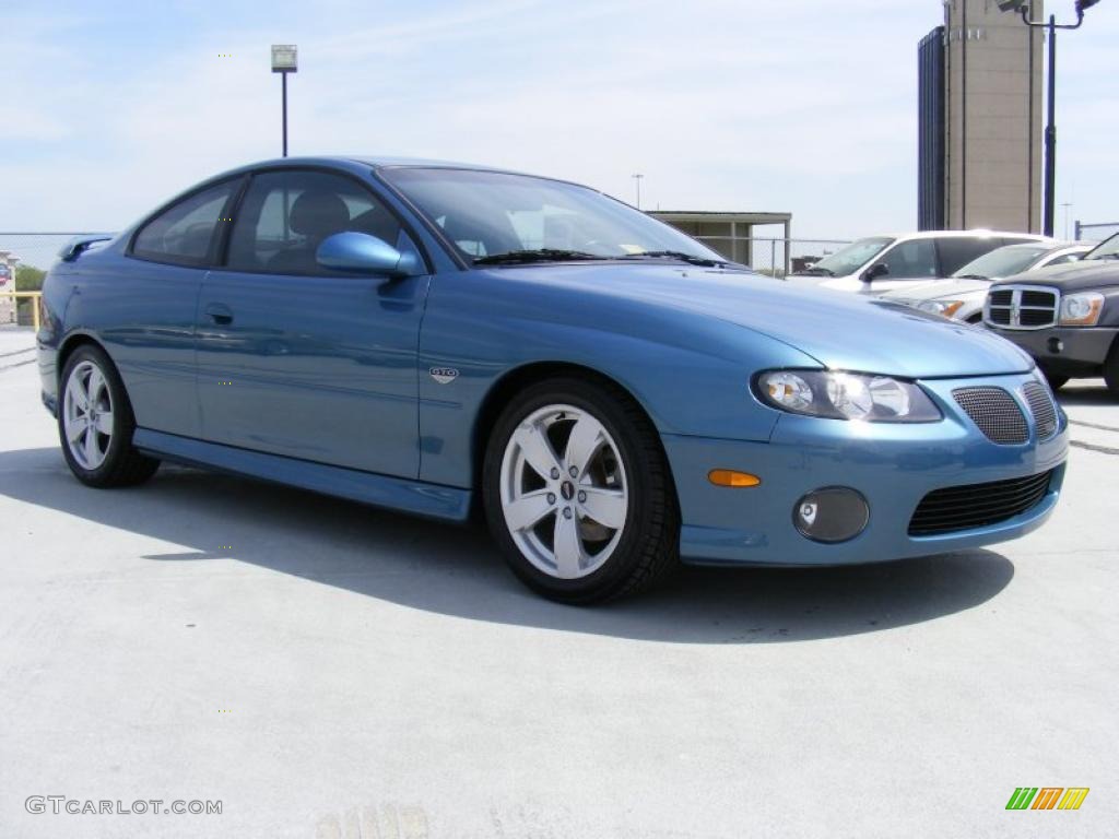 2004 GTO Coupe - Barbados Blue Metallic / Black photo #3