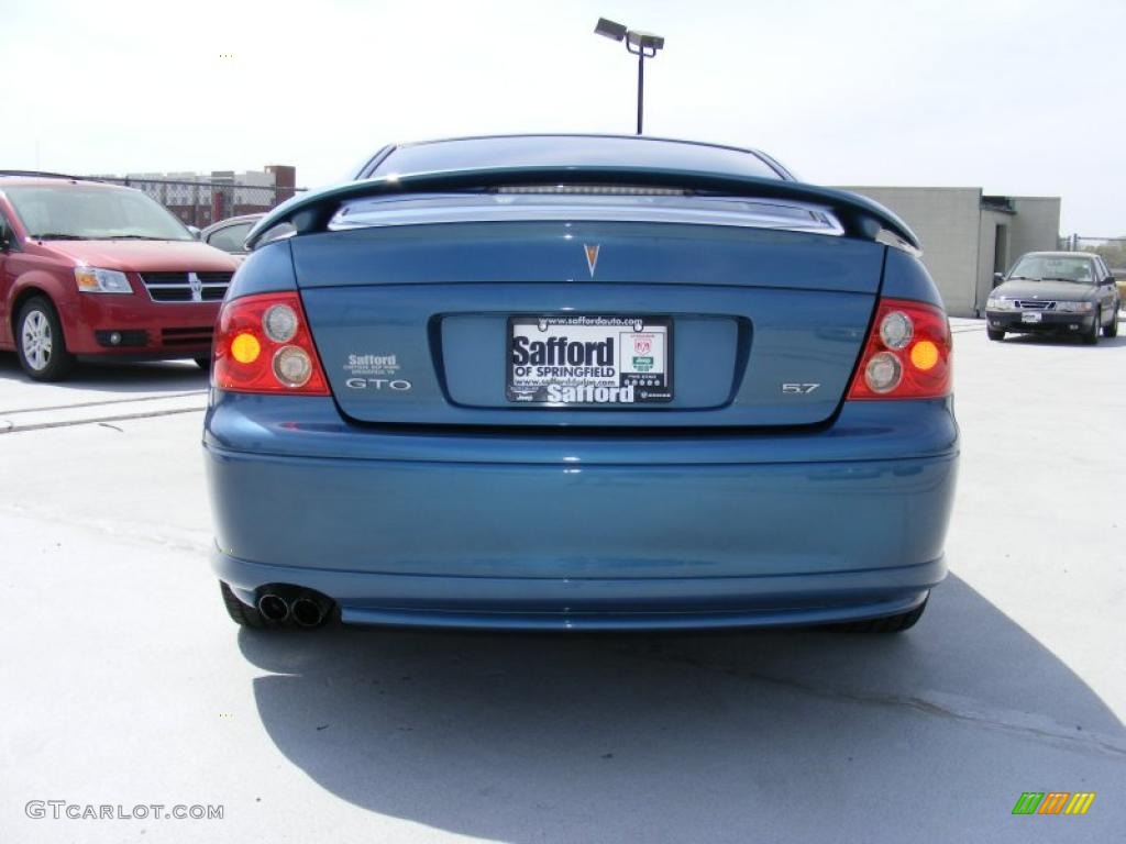 2004 GTO Coupe - Barbados Blue Metallic / Black photo #6