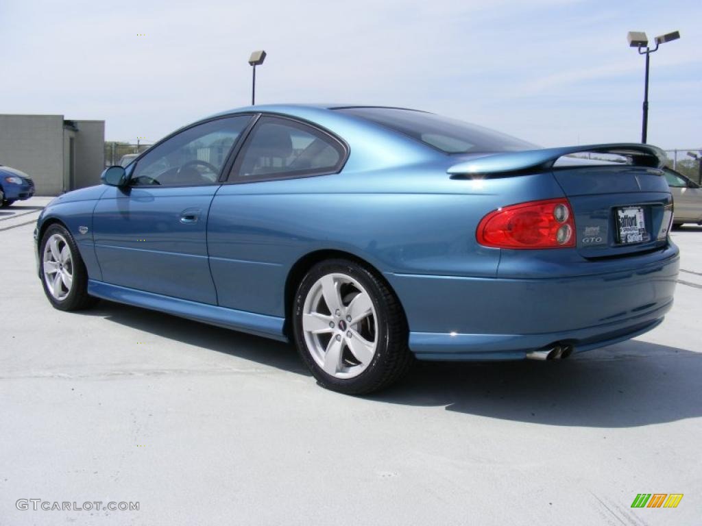 2004 GTO Coupe - Barbados Blue Metallic / Black photo #7