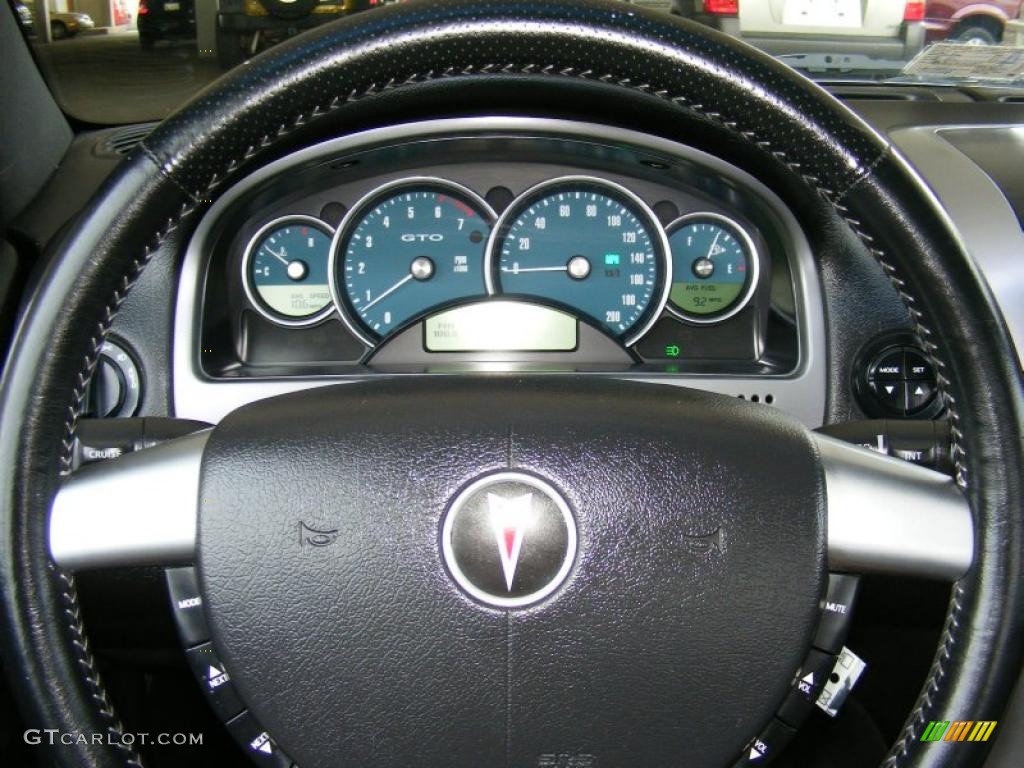 2004 GTO Coupe - Barbados Blue Metallic / Black photo #10