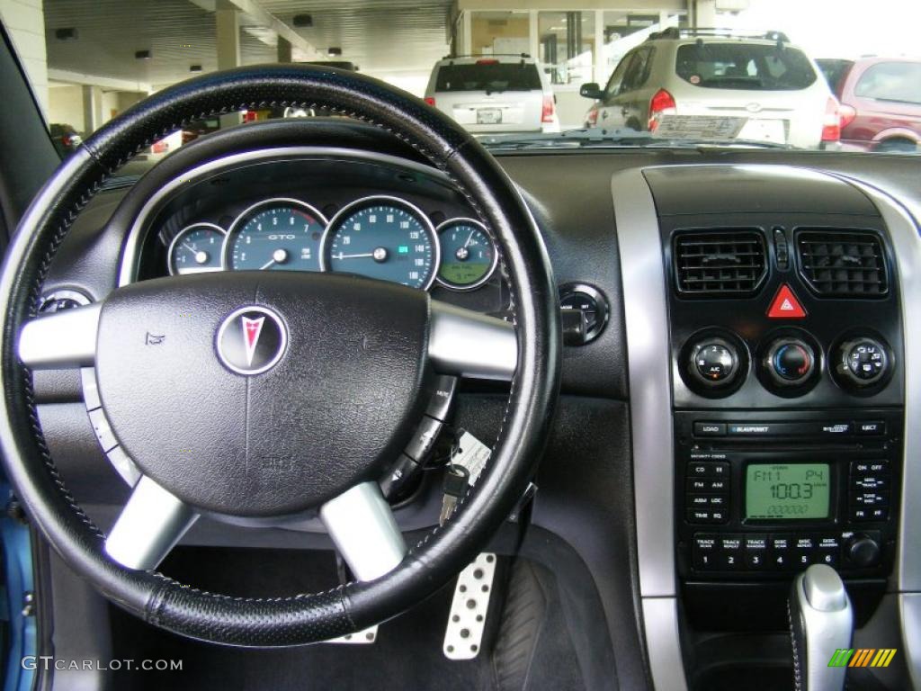 2004 GTO Coupe - Barbados Blue Metallic / Black photo #11