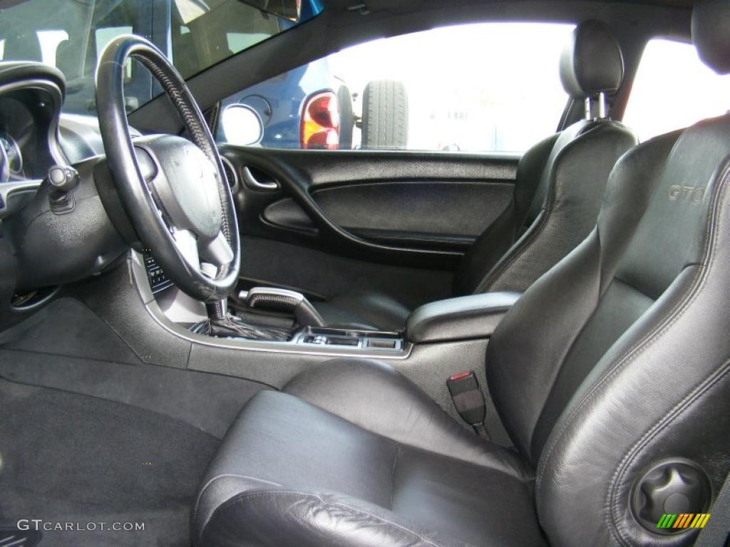 2004 GTO Coupe - Barbados Blue Metallic / Black photo #14