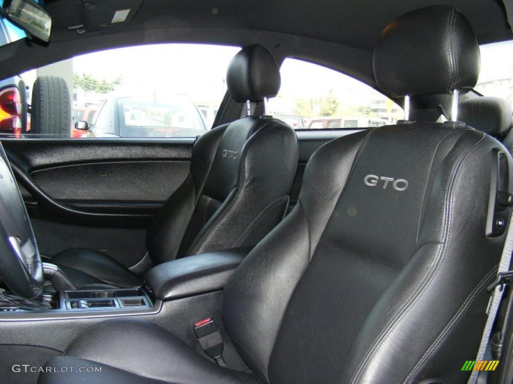 2004 GTO Coupe - Barbados Blue Metallic / Black photo #15