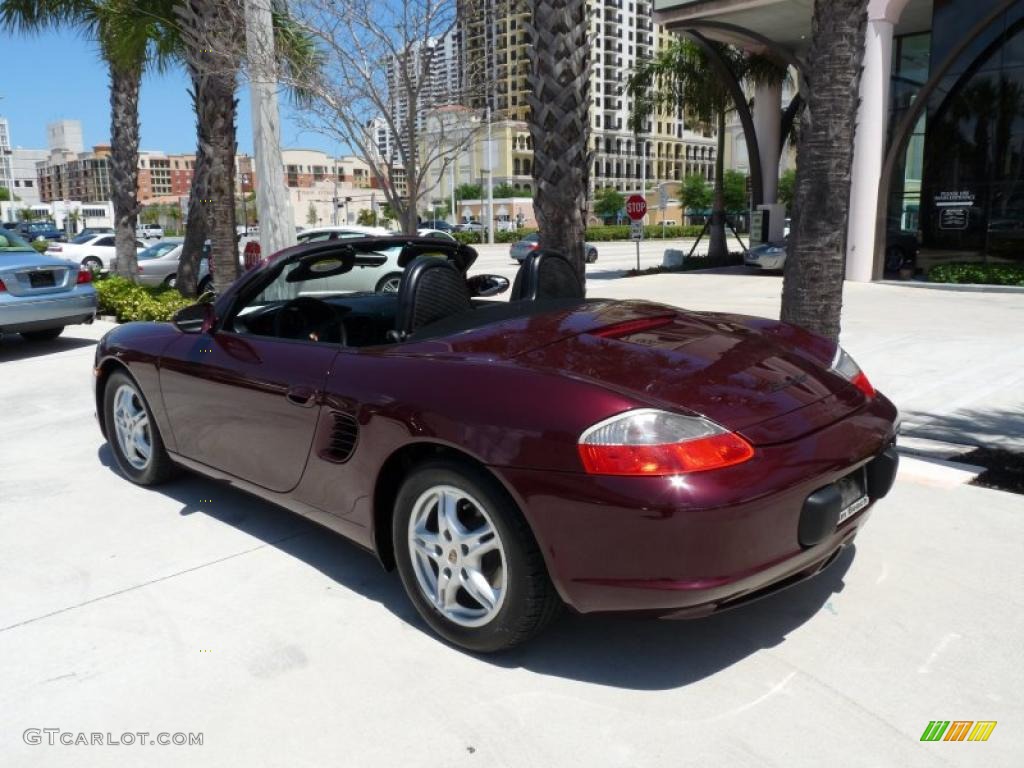 2004 Boxster  - Carmon Red Metallic / Black photo #4