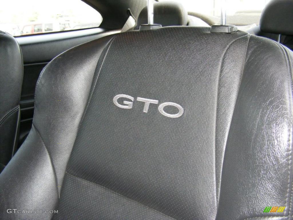 2004 GTO Coupe - Barbados Blue Metallic / Black photo #16