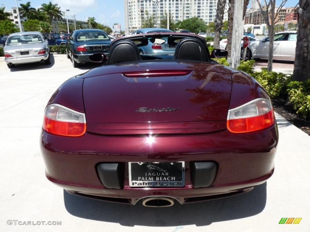 2004 Boxster  - Carmon Red Metallic / Black photo #5