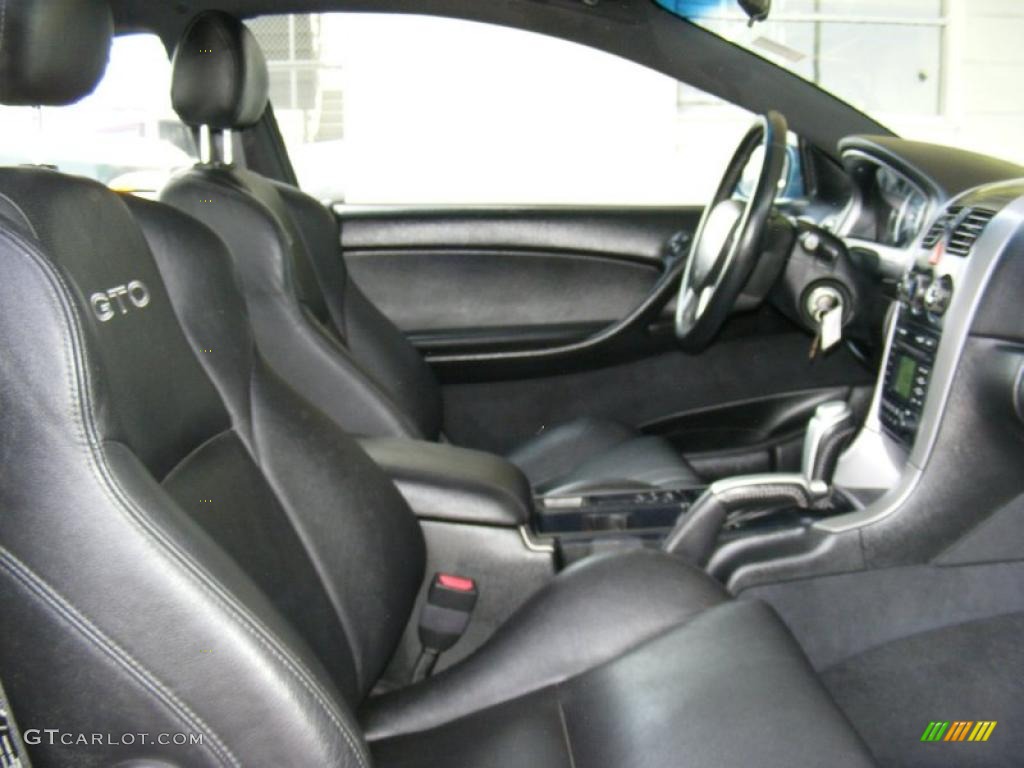 2004 GTO Coupe - Barbados Blue Metallic / Black photo #20