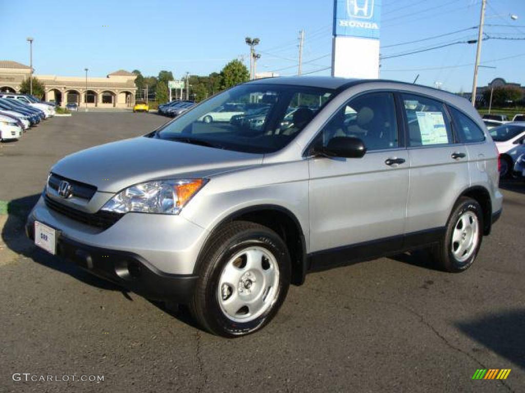 2009 CR-V LX - Alabaster Silver Metallic / Gray photo #6