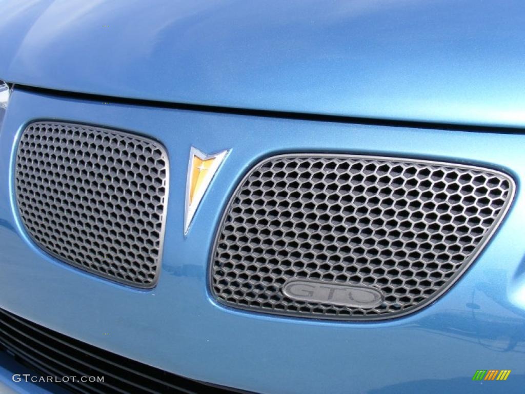 2004 GTO Coupe - Barbados Blue Metallic / Black photo #29