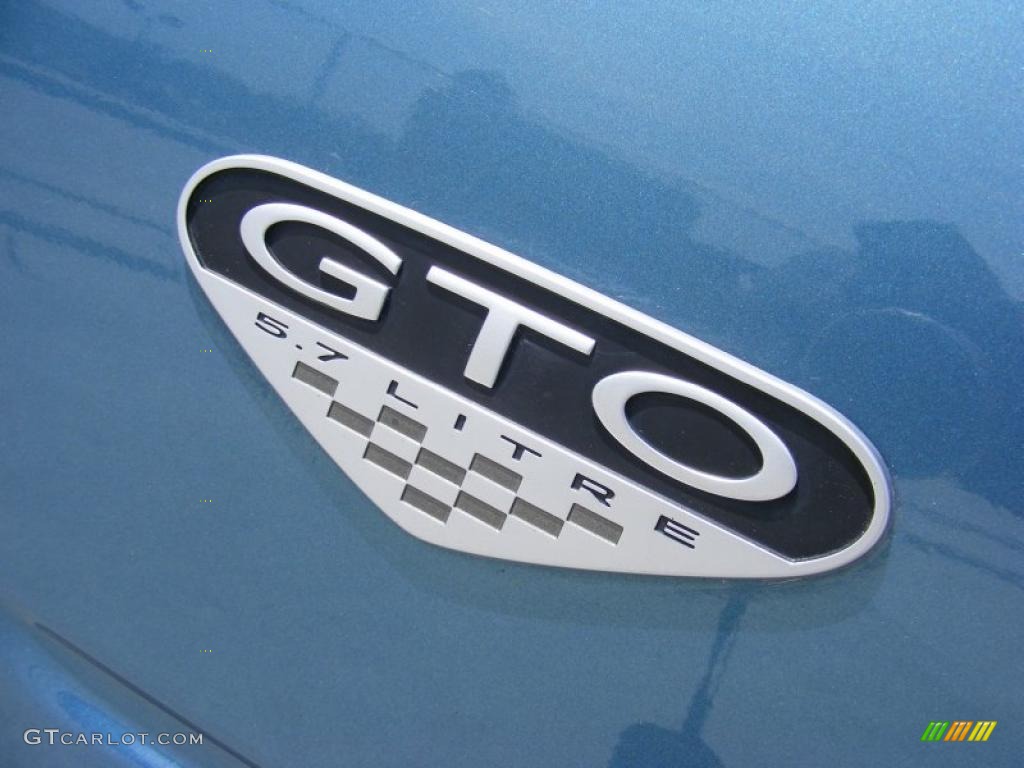 2004 GTO Coupe - Barbados Blue Metallic / Black photo #31