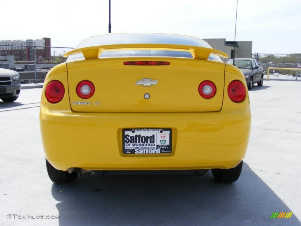 2007 Cobalt LT Coupe - Rally Yellow / Ebony photo #6