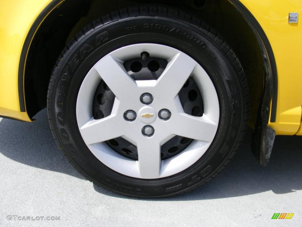 2007 Cobalt LT Coupe - Rally Yellow / Ebony photo #9