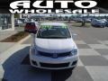 2008 Fresh Powder White Nissan Versa 1.8 S Sedan  photo #2